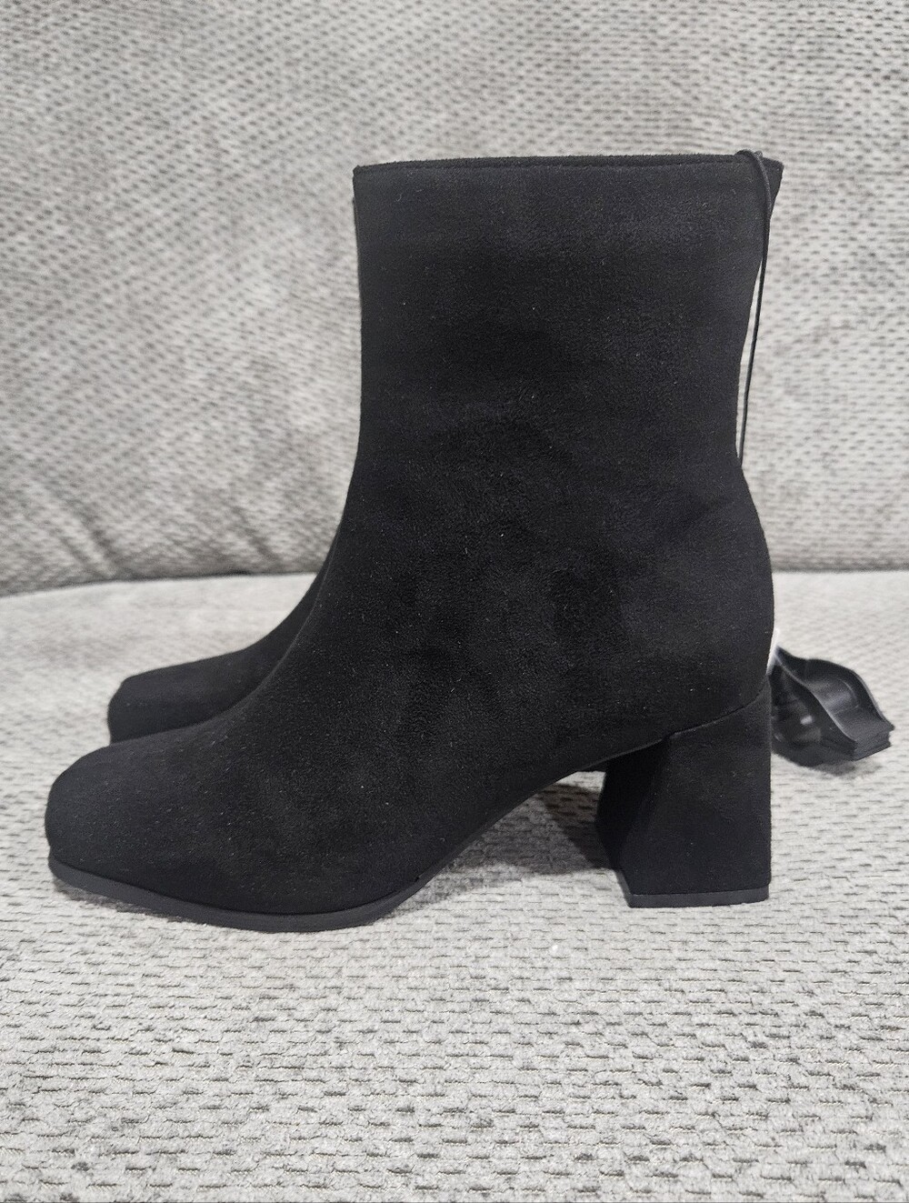 NWT! Faux Suede Ankle Boots, 7
